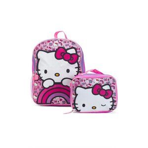 Hello Kitty Pink Backpack & Lunchbox Set